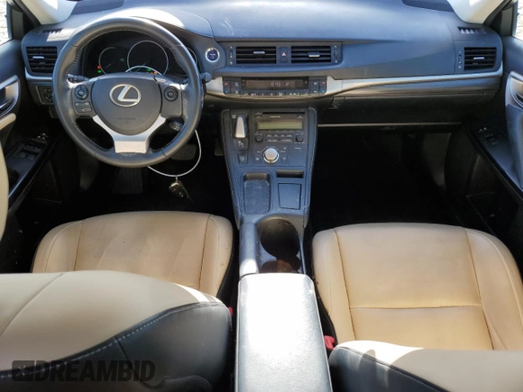 2015 Lexus CT 200h with VIN JTHKD5BH4F2213557, listed as a Copart auction lot 57126575 with 94,922 mi miles and Salvage title. Bid and sale history available at DreamBid. Image 8.