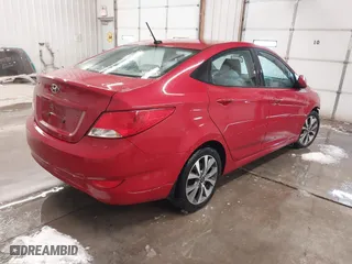 2017 Hyundai Accent SE with VIN KMHCT4AE2HU247719, listed as a IAAI auction lot 41590504 with 118,410 mi miles. Bid and sale history available at carsss.com. Image 4.