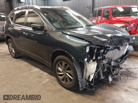 2015 Nissan Rogue SV z VIN 5N1AT2MV6FC903897, wystawiony jako IAAI lot #42353248 z przebiegiem 71 895 mil mil oraz . Historia ofert i sprzedaży dostępna na DreamBid. Obrazek 1.