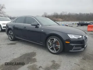 2017 Audi A4 Premium Plus with VIN WAUENAF49HN037325, listed as a Copart auction lot 50267105 with 71,616 mi miles and Salvage Title. Bid and sale history available at carsss.com. Image 4.