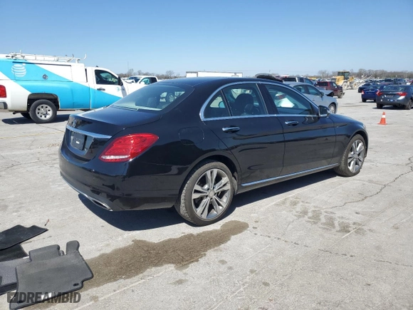 2015 Mercedes-Benz C-Class C 300 with VIN 55SWF4JB7FU045705, listed as a Copart auction lot 50274925 with 71,497 mi miles and Salvage Title. Bid and sale history available at carsss.com. Image 3.