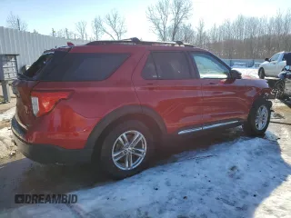 2020 Ford Explorer XLT with VIN 1FMSK8DH4LGB36382, listed as a Copart auction lot 87694755 with 78,110 mi miles and Non Repairable. Bid and sale history available at carsss.com. Image 3.