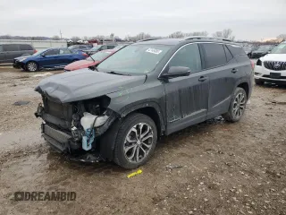 2020 GMC Terrain SLT z VIN 3GKALVEV4LL248339, wystawiony jako Copart lot #42149385 z przebiegiem 92 992 mil mil oraz Szkoda całkowita • Salvage title. Historia ofert i sprzedaży dostępna na DreamBid. Obrazek 1.