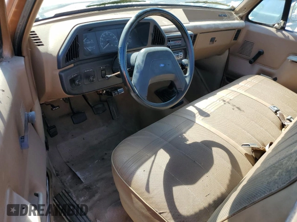 1991 Ford F-150 with VIN 1FTDF15Y5MPA38972, listed as a Copart auction lot 64475054 with 86,748 mi miles and Salvage Title. Bid and sale history available at carsss.com. Image 8.