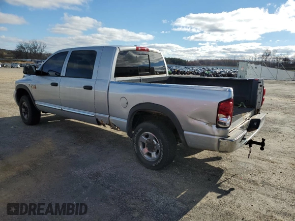 2007 Dodge 2500 Laramie with VIN 3D3KS29A87G843998, listed as a Copart auction lot 80517894 with 305,537 mi miles and Clean Title. Bid and sale history available at DreamBid. Image 2.