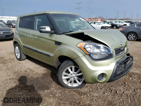 2013 Kia Soul + with VIN KNDJT2A6XD7492558, listed as a Copart auction lot 49916135 with 54,266 mi miles and Salvage Title. Bid and sale history available at DreamBid. Image 4.