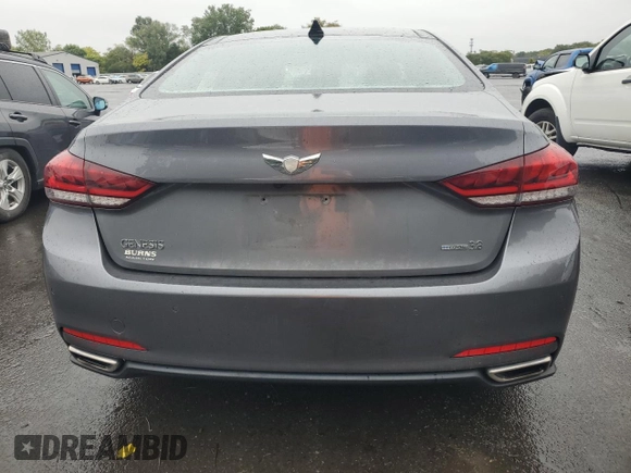 2015 Hyundai Genesis 3.8L with VIN KMHGN4JE8FU017367, listed as a Copart auction lot 72905964 with 107,057 mi miles and Salvage Title. Bid and sale history available at carsss.com. Image 6.