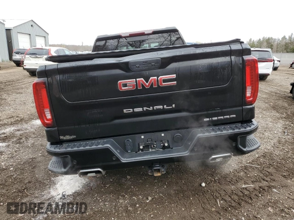 2022 GMC Sierra 1500 Limited Denali with VIN 3GTU9FEL9NG210967, listed as a Copart auction lot 79756674 with 27,791 mi miles and Salvage Title. Bid and sale history available at carsss.com. Image 6.
