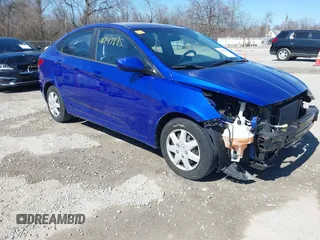 2014 Hyundai Accent GLS with VIN KMHCT4AE6EU643213, listed as a IAAI auction lot 41747885 with 116,324 mi miles and . Bid and sale history available at carsss.com. Image 1.