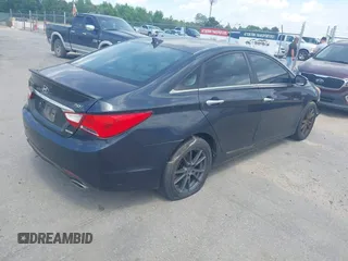 2013 Hyundai Sonata Limited with VIN 5NPEC4AB1DH636469, listed as a IAAI auction lot 42183823 with 186,219 mi miles and . Bid and sale history available at DreamBid. Image 4.