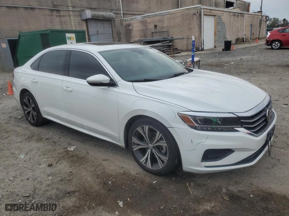 2021 Volkswagen Passat 2.0T SE with VIN 1VWSA7A34MC012368, listed as a Copart auction lot 81238444 with 74,610 mi miles and Salvage Title. Bid and sale history available at carsss.com. Image 4.