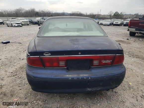 2002 Buick Century Custom with VIN 2G4WS52J821218701, listed as a Copart auction lot 44271885 with 0 mi miles and Salvage Title. Bid and sale history available at carsss.com. Image 6.