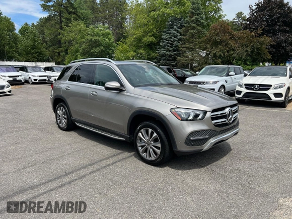 2020 Mercedes-Benz GLE 350 with VIN 4JGFB4KB5LA065754, listed as a Copart auction lot 63712235 with 121,624 mi miles and Clean title. Bid and sale history available at DreamBid. Image 1.