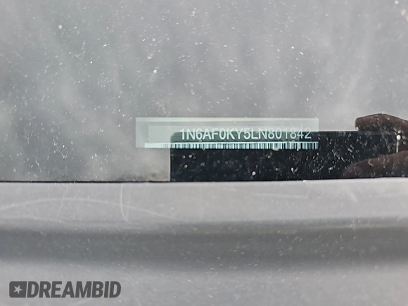 2020 Nissan NV SV with VIN 1N6AF0KY5LN801842, listed as a IAAI auction lot 42788879 with 149,926 mi miles and . Bid and sale history available at DreamBid. Image 16.