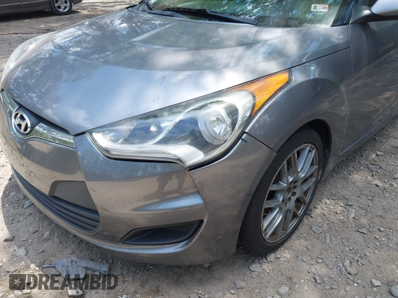 2012 Hyundai Veloster w/Black Int with VIN KMHTC6AD3CU078547, listed as a IAAI auction lot 42633915 with 143,633 mi miles and . Bid and sale history available at DreamBid. Image 6.