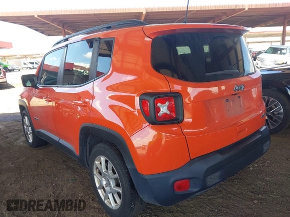 2019 Jeep Renegade Latitude with VIN ZACNJABB9KPK83144, listed as a IAAI auction lot 42409415 with 191,327 mi miles and . Bid and sale history available at DreamBid. Image 3.