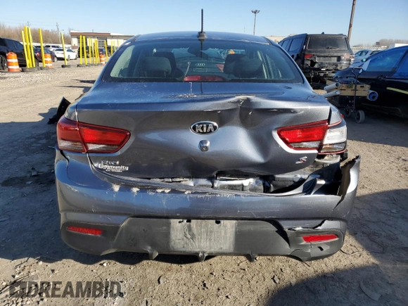 2020 Kia Rio LX with VIN 3KPA24ADXLE295966, listed as a Copart auction lot 48459415 with 37,003 mi miles and Salvage Title. Bid and sale history available at DreamBid. Image 6.