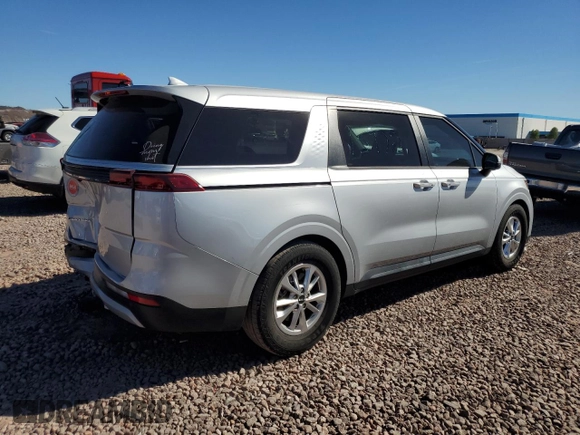 2022 Kia Carnival LXS with VIN KNDNB4H38N6072137, listed as a Copart auction lot 77795444 with 72,943 mi miles and Salvage Title. Bid and sale history available at carsss.com. Image 3.