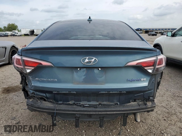 2016 Hyundai Sonata SE with VIN KMHE24L11GA015229, listed as a Copart auction lot 54944115 with 95,819 mi miles and Salvage Title. Bid and sale history available at DreamBid. Image 6.
