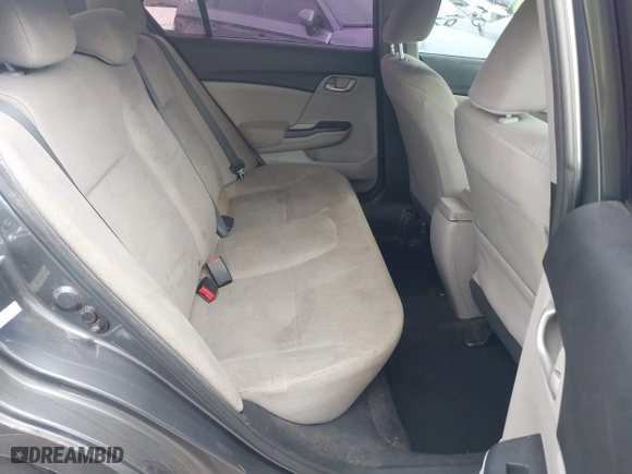2013 Honda Civic Sdn LX with VIN 19XFB2F5XDE278355, listed as a IAAI auction lot 40952951 with 106,253 mi miles. Bid and sale history available at carsss.com. Image 8.