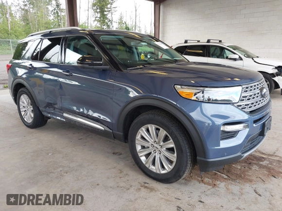 2021 Ford Explorer Limited z VIN 1FM5K8FW0MNA06704, wystawiony jako IAAI lot #42321834 z przebiegiem 51 025 mil mil oraz . Historia ofert i sprzedaży dostępna na DreamBid. Obrazek 1.
