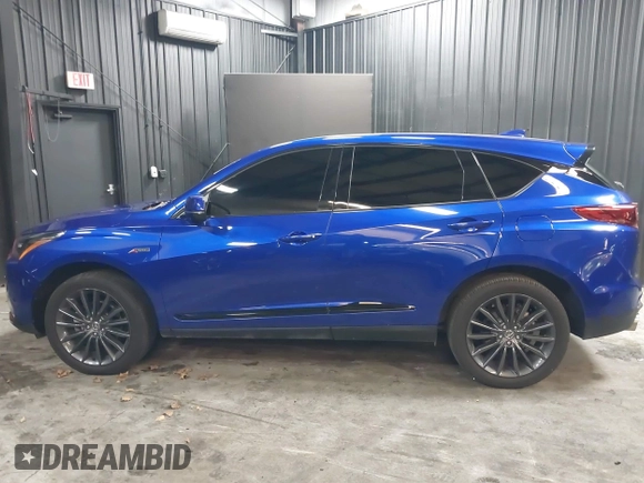 2023 Acura RDX Advance with VIN 5J8TC2H8XPL007090, listed as a IAAI auction lot 41311059 with 12,437 mi miles and . Bid and sale history available at DreamBid. Image 13.