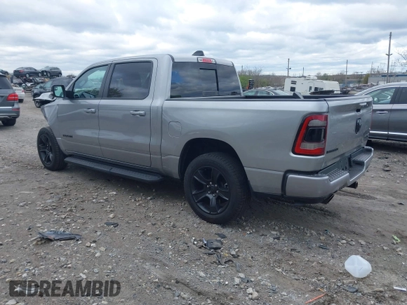 2022 Ram 1500 Big Horn with VIN 1C6SRFFT5NN280759, listed as a IAAI auction lot 42032376 with 25,486 mi miles and . Bid and sale history available at DreamBid. Image 3.