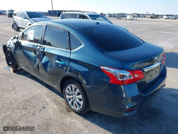 2017 Nissan Sentra SV with VIN 3N1AB7AP5HY356015, listed as a IAAI auction lot 41632806 with 99,280 mi miles. Bid and sale history available at carsss.com. Image 3.
