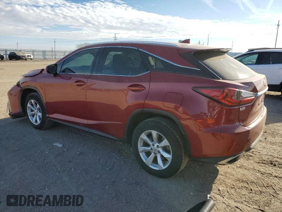 2017 Lexus RX with VIN 2T2BZMCA9HC063797, listed as a Copart auction lot 50215735 with 88,565 mi miles and Salvage Title. Bid and sale history available at carsss.com. Image 2.
