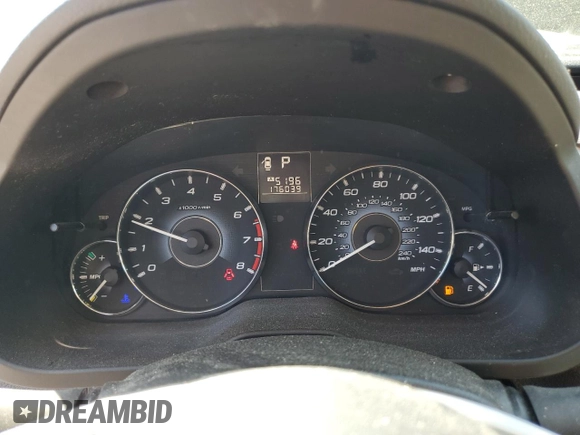 2010 Subaru Legacy Premium All-Weather Anniversary with VIN 4S3BMBC63A3240958, listed as a Copart auction lot 58992455 with 176,039 mi miles and Clean title. Bid and sale history available at DreamBid. Image 9.