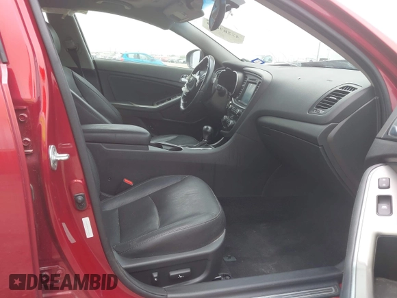 2015 Kia Optima SX Turbo with VIN 5XXGR4A65FG495401, listed as a IAAI auction lot 42287029 with 99,675 mi miles and . Bid and sale history available at DreamBid. Image 5.