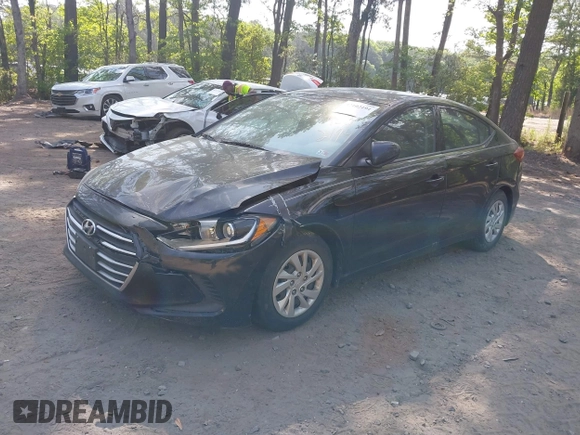2017 Hyundai Elantra SE with VIN 5NPD74LF6HH050596, listed as a IAAI auction lot 42102194 with 90,489 mi miles and . Bid and sale history available at DreamBid. Image 2.