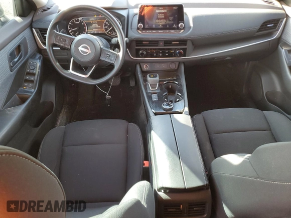 2023 Nissan Rogue S with VIN 5N1BT3AB2PC885260, listed as a Copart auction lot 48821525 with 38,672 mi miles and Salvage title. Bid and sale history available at DreamBid. Image 8.