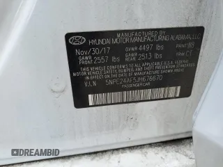 2018 Hyundai Sonata SE with VIN 5NPE24AF5JH676670, listed as a Copart auction lot 51274445 with 83,963 mi miles and Salvage Title. Bid and sale history available at carsss.com. Image 13.