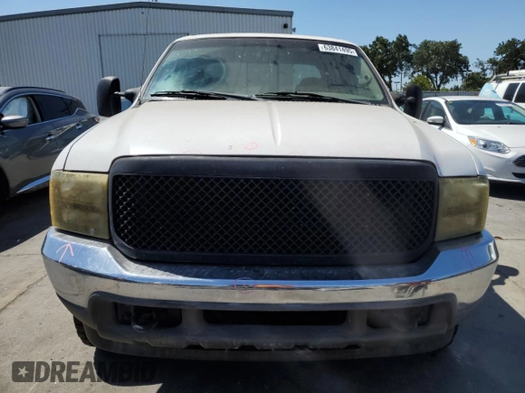 2004 Ford F-250 XL with VIN 1FTNW21P44EA81153, listed as a Copart auction lot 63841495 with 337,958 mi miles and Salvage title. Bid and sale history available at DreamBid. Image 5.
