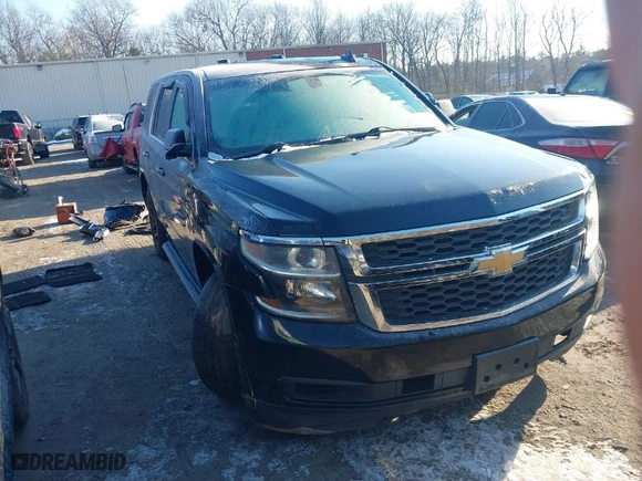 2016 Chevrolet Tahoe Commercial with VIN 1GNSKDEC9GR137688, listed as a IAAI auction lot 41387125 with 115,721 mi miles. Bid and sale history available at carsss.com. Image 1.