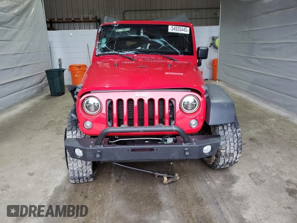 2014 Jeep Wrangler Sport with VIN 1C4AJWAG6EL139619, listed as a Copart auction lot 54935445 with 79,001 mi miles and Salvage title. Bid and sale history available at DreamBid. Image 5.