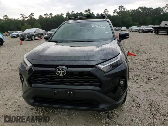 2023 Toyota RAV4 XLE Premium with VIN 2T3C1RFV0PC241193, listed as a Copart auction lot 58708005 with 19,154 mi miles and Salvage title. Bid and sale history available at DreamBid. Image 14.
