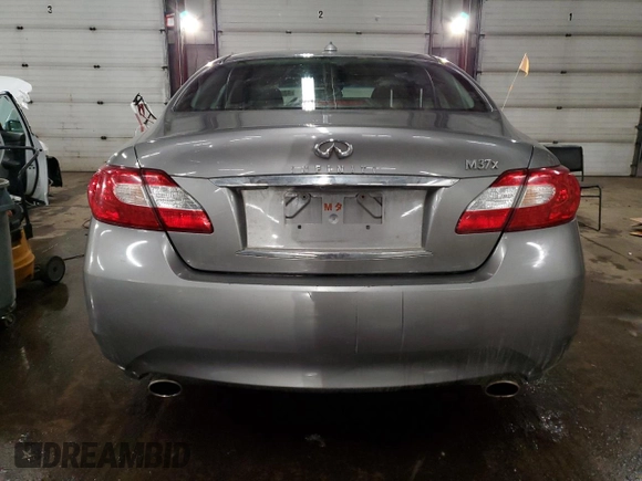 2011 Infiniti M with VIN JN1BY1AR1BM376791, listed as a Copart auction lot 43964725 with 190,460 mi miles and Salvage Title. Bid and sale history available at DreamBid. Image 6.
