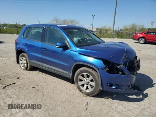 2010 Volkswagen Tiguan SEL with VIN WVGAV7AX3AW002314, listed as a Copart auction lot 50514374 with Not provided miles and Salvage title. Bid and sale history available at DreamBid. Image 4.