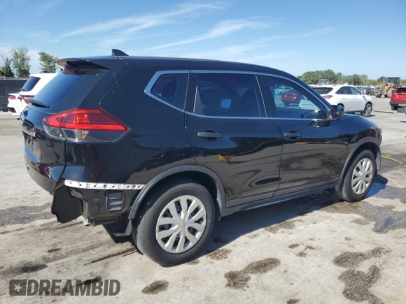 2017 Nissan Rogue S with VIN 5N1AT2MT3HC738151, listed as a Copart auction lot 53121165 with 81,021 mi miles and Salvage Title. Bid and sale history available at carsss.com. Image 3.