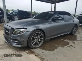 2018 Mercedes-Benz E 43 AMG with VIN WDDZF6EB0JA354492, listed as a Copart auction lot 52029965 with 78,887 mi miles and Salvage title. Bid and sale history available at DreamBid. Image 1.