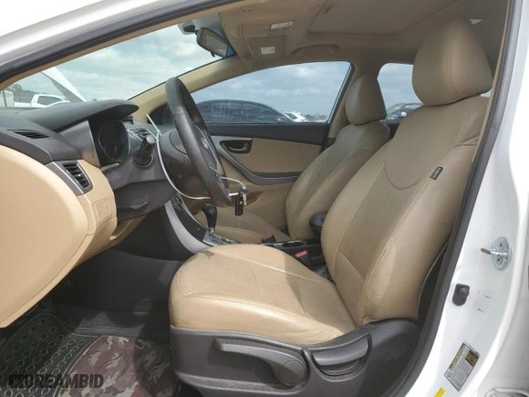 2012 Hyundai Elantra GLS PZEV with VIN 5NPDH4AE3CH123942, listed as a Copart auction lot 48427165 with 105,483 mi miles and Salvage Title. Bid and sale history available at carsss.com. Image 7.