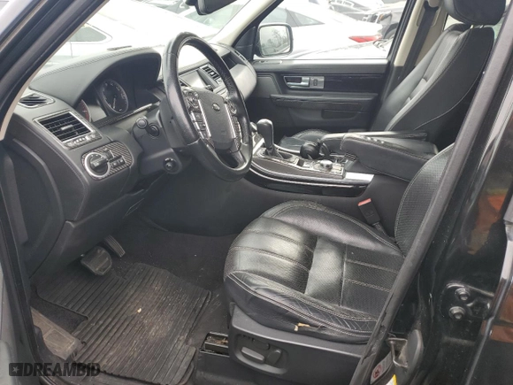 2010 Land Rover Range Rover Sport HSE LUX with VIN SALSK2D4XAA233531, listed as a Copart auction lot 43995045 with 0 mi miles and Salvage Title. Bid and sale history available at carsss.com. Image 7.