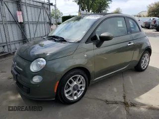 2012 FIAT 500 Pop with VIN 3C3CFFDRXCT254169, listed as a Copart auction lot 52787555 with 141,826 mi miles and Clean Title. Bid and sale history available at carsss.com. Image 1.
