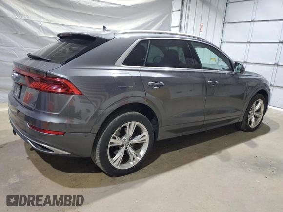 2019 Audi Q8 Premium Plus z VIN WA1BVAF13KD029790, wystawiony jako Copart lot #65627535 z przebiegiem 101 460 mil mil oraz Czysty tytuł • Clean title. Historia ofert i sprzedaży dostępna na DreamBid. Obrazek 3.