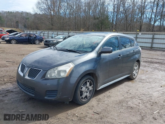 2009 Pontiac Vibe w/1SB with VIN 5Y2SP67099Z425237, listed as a IAAI auction lot 41597510 with 158,698 mi miles. Bid and sale history available at carsss.com. Image 2.
