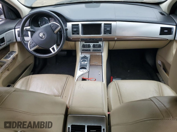2015 Jaguar XF I4 T Premium with VIN SAJWA0FS5FPU50244, listed as a Copart auction lot 54069145 with 0 mi miles and Clean Title. Bid and sale history available at carsss.com. Image 8.