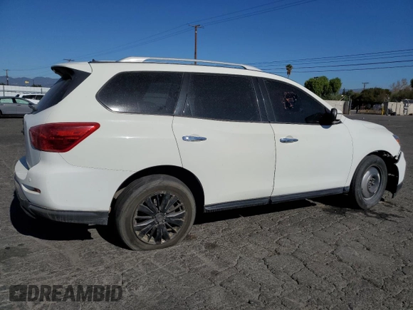 2017 Nissan Pathfinder S with VIN 5N1DR2MN1HC665228, listed as a Copart auction lot 89026945 with 176,016 mi miles and Clean title. Bid and sale history available at DreamBid. Image 3.
