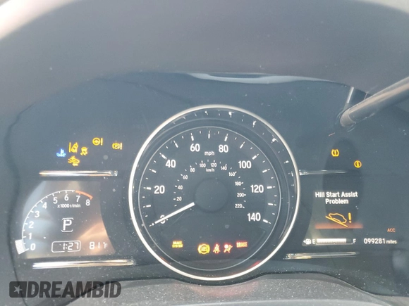 2019 Honda HR-V EX with VIN 3CZRU5H50KM726394, listed as a Copart auction lot 41529295 with 99,281 mi miles and Salvage Title. Bid and sale history available at DreamBid. Image 9.